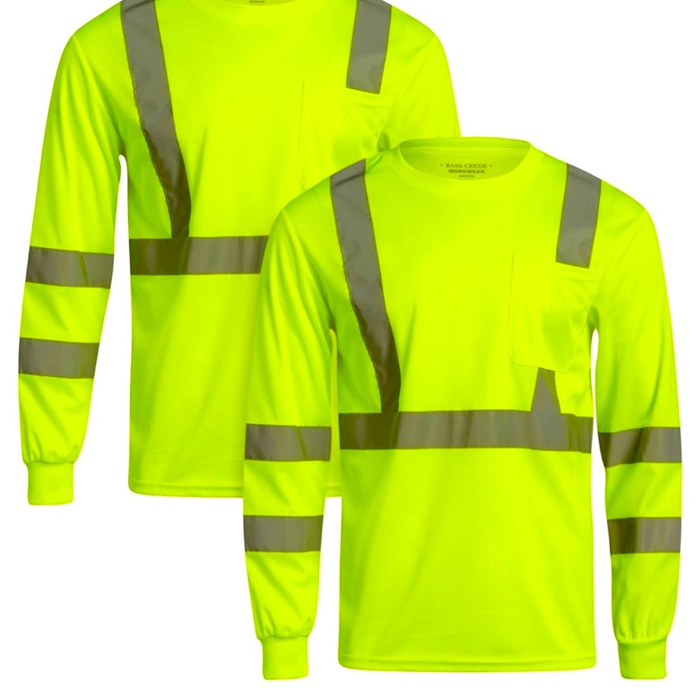Best Creek outfitters Men's reflective high visibility long sleeve shirt
